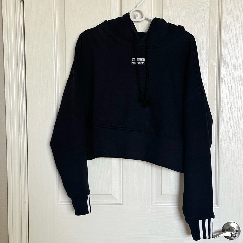 ADIDAS: Crop Hoodie - Size XS